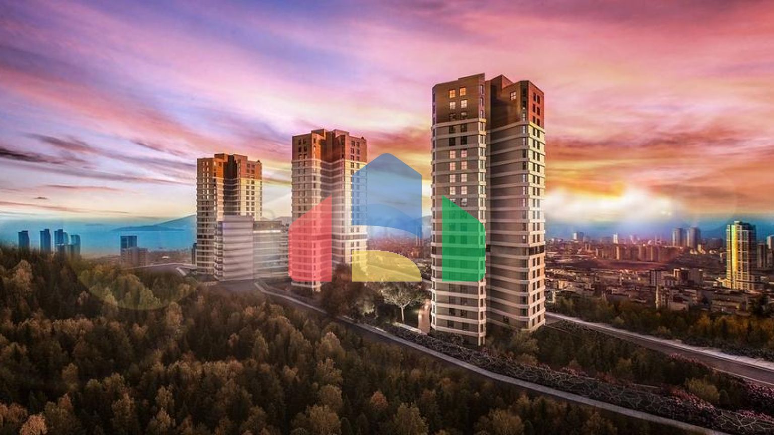 ЖК на найвищому пагорбі Стамбула, з видом на Принцеві острови