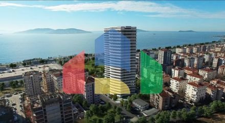 Квартира 3+1 с видом на море в Стамбуле