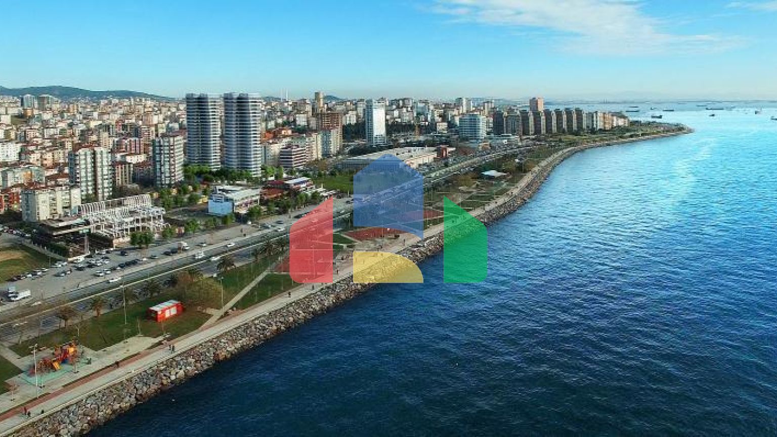 Квартира 3+1 с видом на море в Стамбуле