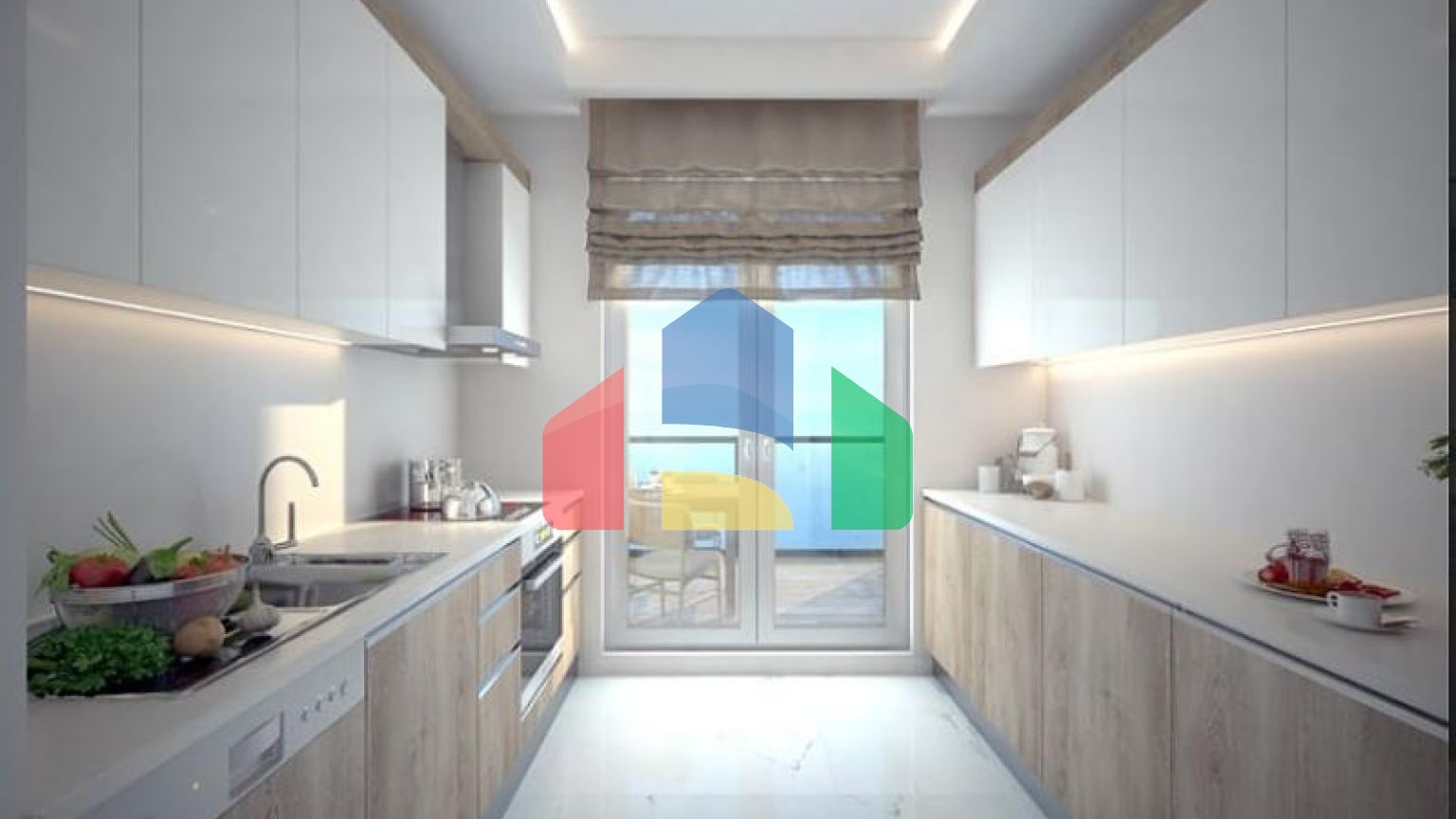 Квартира 3+1 с видом на море в Стамбуле