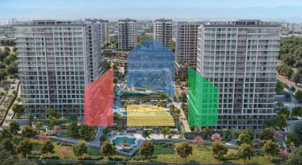 Квартира 3+1 с видом на море в Стамбуле