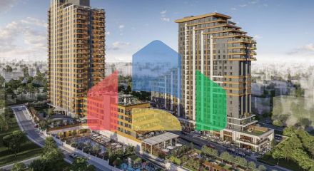 Квартира 5+1 с видом на море в Стамбуле