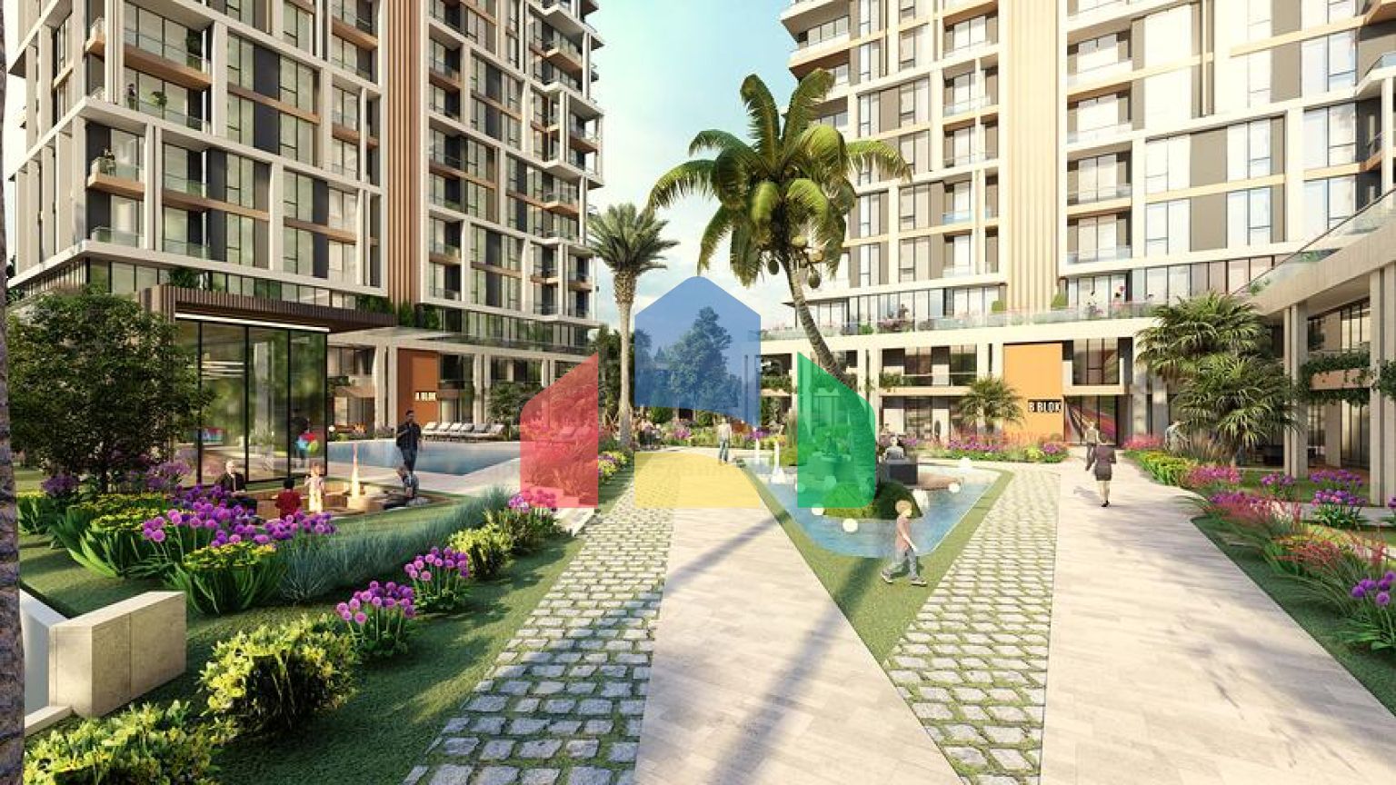 Инвестиционный проект на стадии котлована в районе Санджактепе