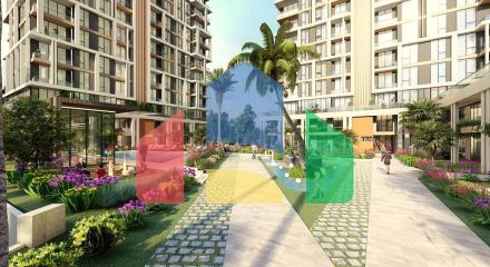 Инвестиционный проект на стадии котлована в районе Санджактепе