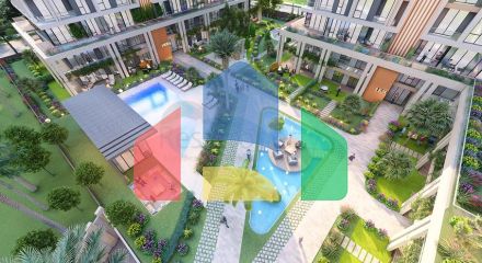 Инвестиционный проект на стадии котлована в районе Санджактепе