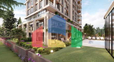 Инвестиционный проект на стадии котлована в районе Санджактепе