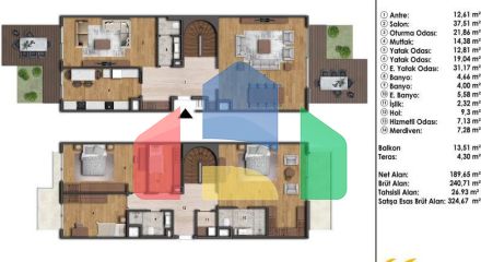 Квартира 2+1 в Стамбуле