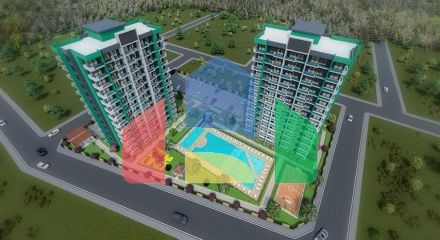 A new project under construction in the city of Mersin
