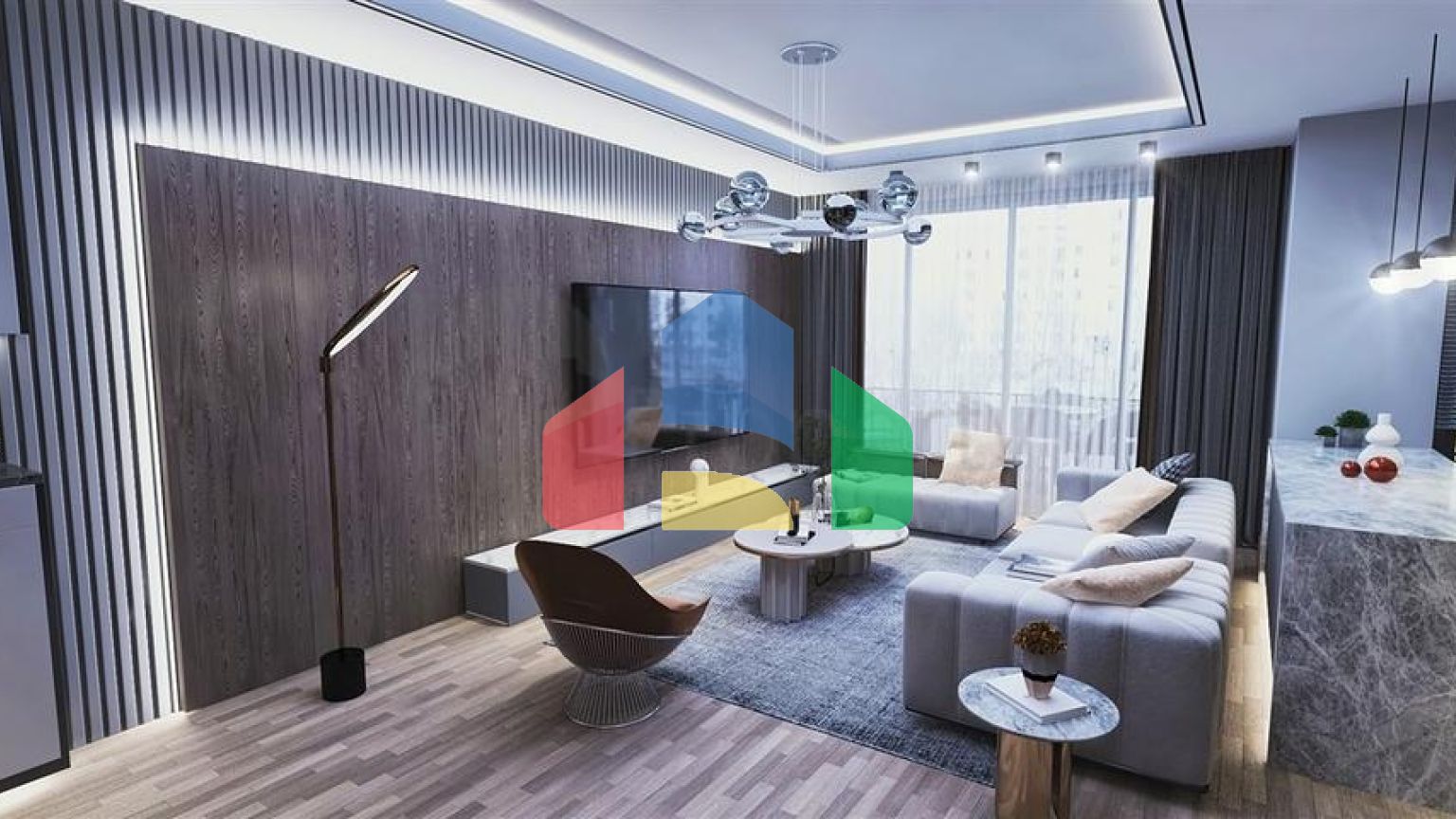 Инвестиционный проект на стадии строительства в Мерсине в 500 м от моря