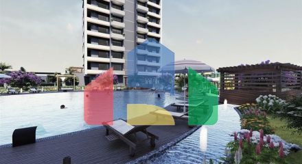 Инвестиционный проект на стадии строительства в Мерсине в 500 м от моря