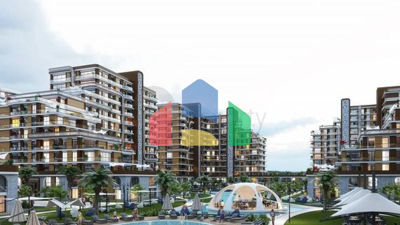 Унікальний сімейний комплекс в районі Бейлікдюзю