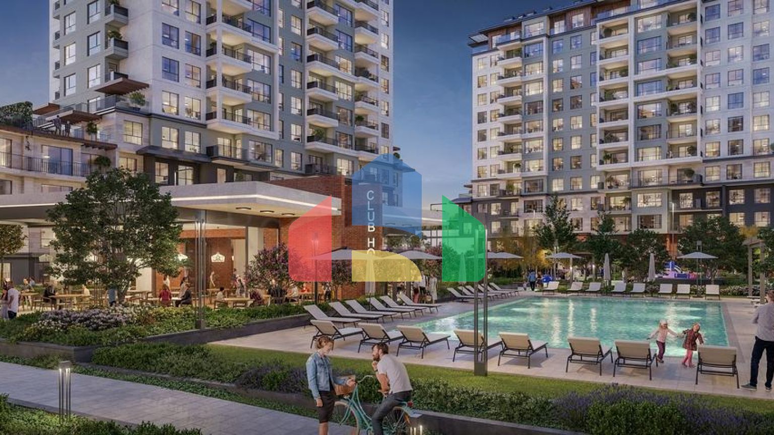 Проект в який входять приватні тераси з садом