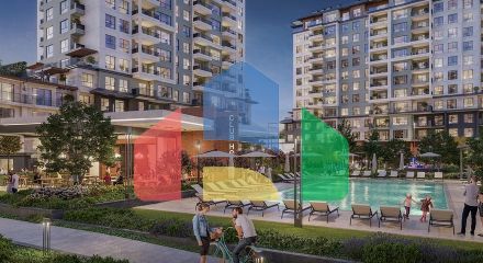 Проект в який входять приватні тераси з садом