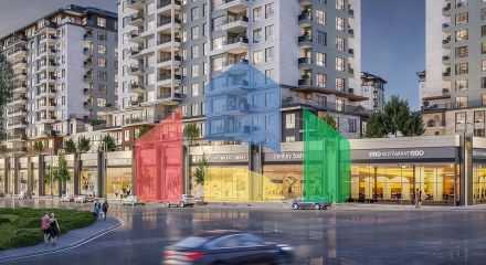 Проект в який входять приватні тераси з садом