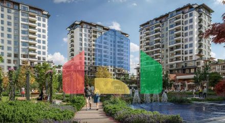 Проект в який входять приватні тераси з садом