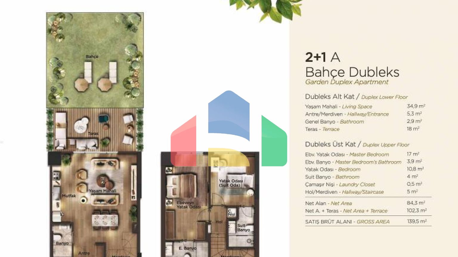 Дюплекс 4 + 1 в Стамбулі