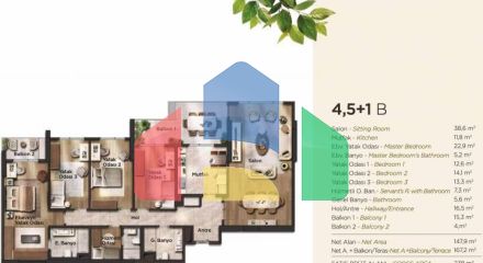 Дюплекс 4 + 1 в Стамбулі