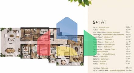 Дюплекс 4 + 1 в Стамбулі