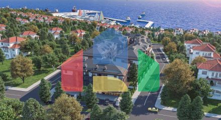 Дюплекс 3+2 с видом на море в Стамбуле