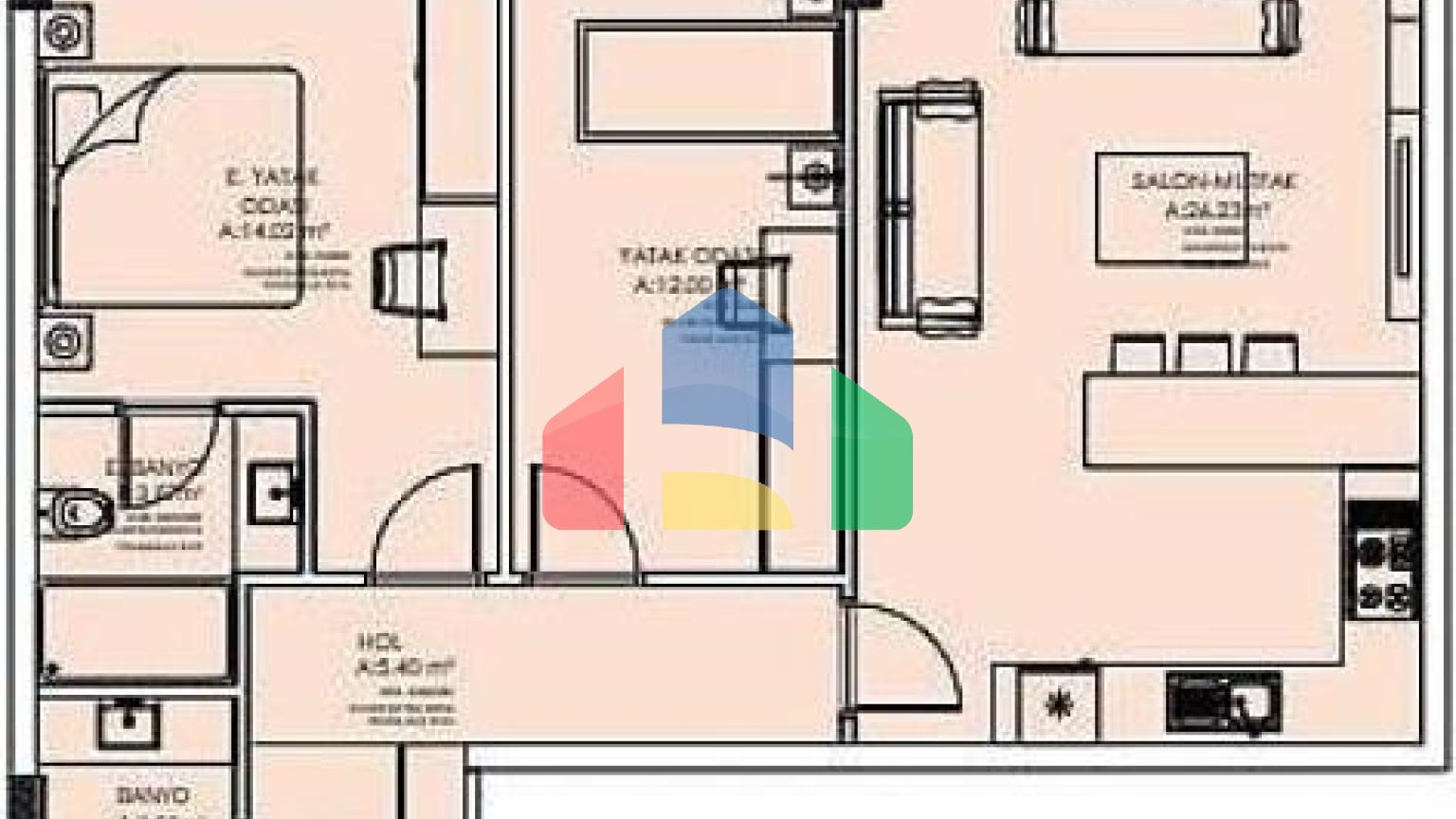 Квартира 3+1 в Стамбуле