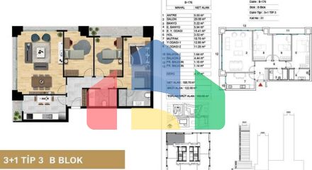Квартира 1+1 с видом на море в Стамбуле