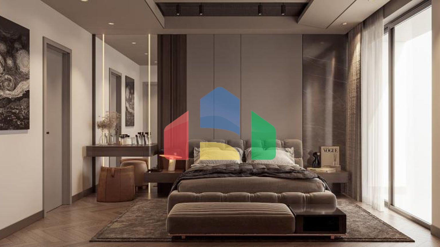 Квартира 3+1 с видом на море в Стамбуле