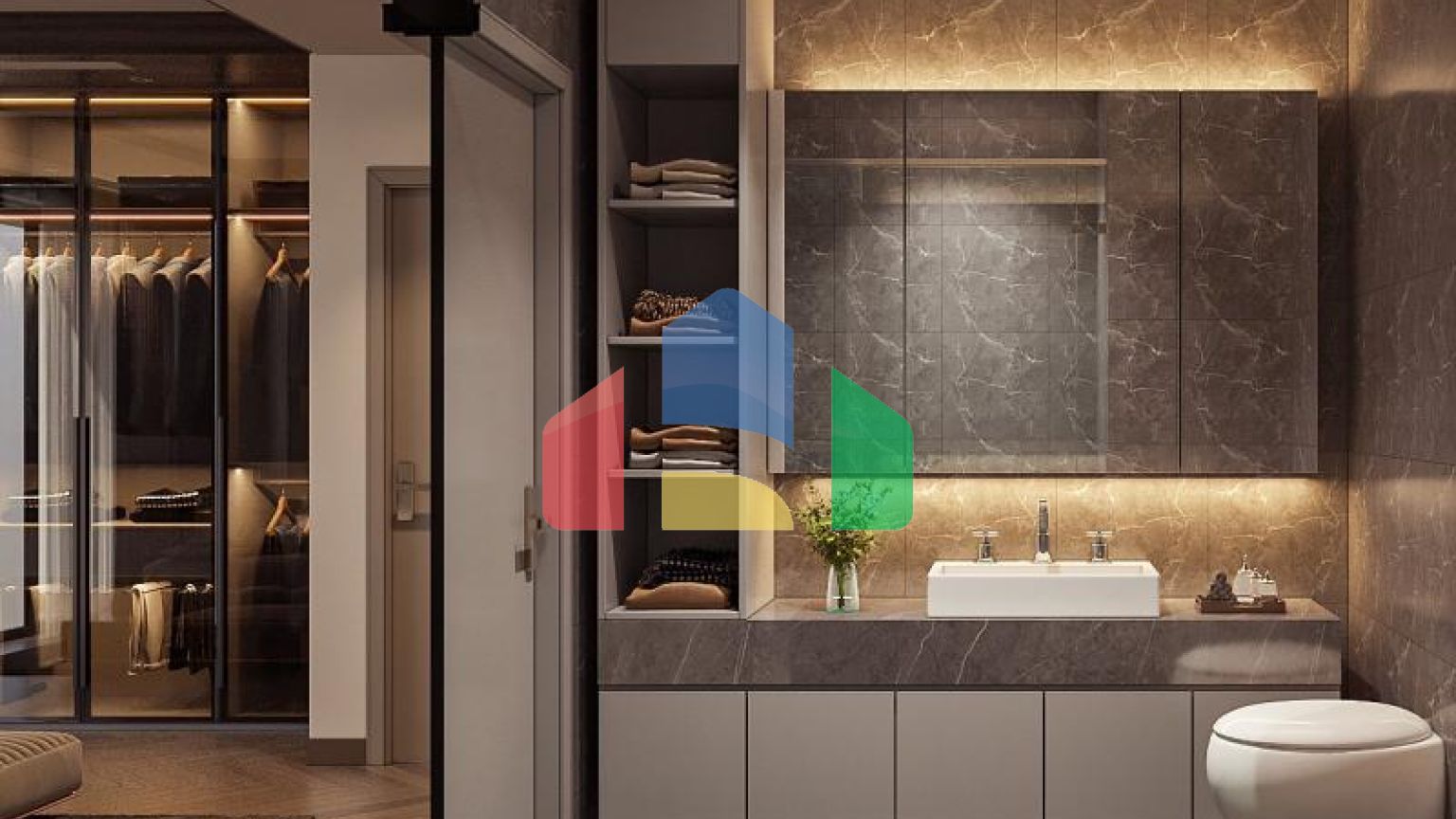 Квартира 3+1 с видом на море в Стамбуле