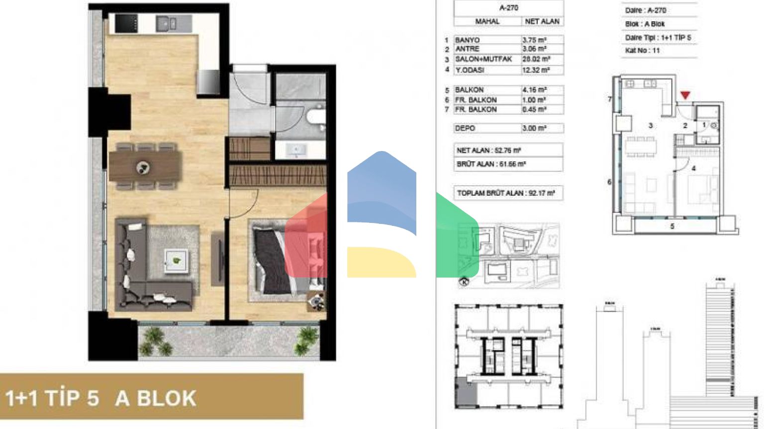 Квартира 4+1 с видом на море в Стамбуле
