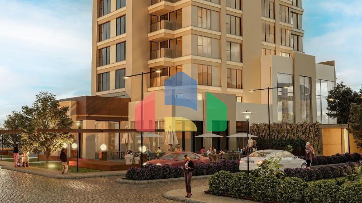 Квартира 2+1 с видом на море в Стамбуле