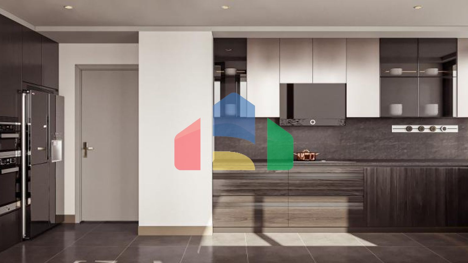 Квартира 2+1 с видом на море в Стамбуле