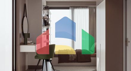 Квартира 2+1 с видом на море в Стамбуле