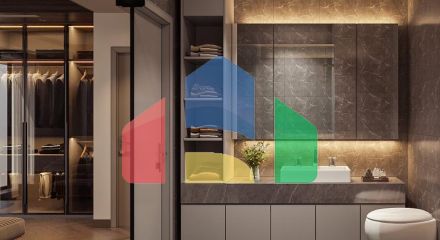 Квартира 2+1 с видом на море в Стамбуле