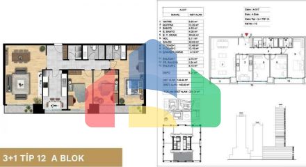 Квартира 3+1 с видом на море в Стамбуле