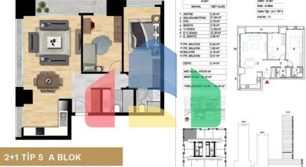 Квартира 3+1 с видом на море в Стамбуле