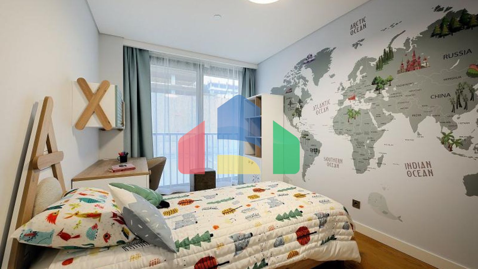 Квартира 2+1 с видом на море в Стамбуле