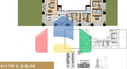 Квартира 2+1 с видом на море в Стамбуле Квартира 2+1 с видом на море в Стамбуле