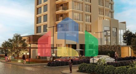 Квартира 4+1 с видом на море в Стамбуле