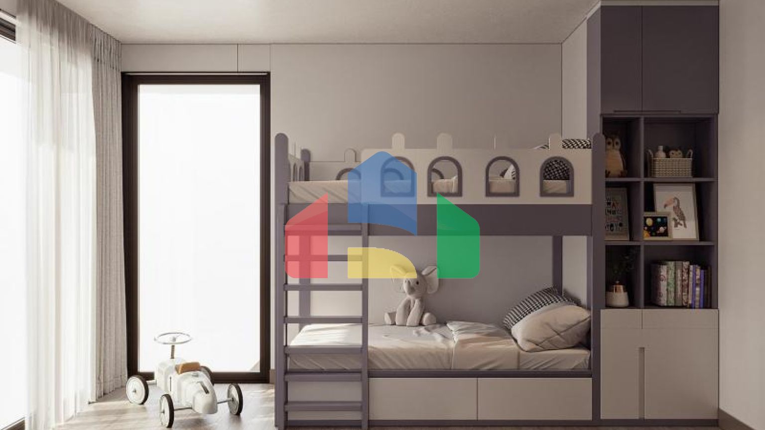 Квартира 4+1 с видом на море в Стамбуле