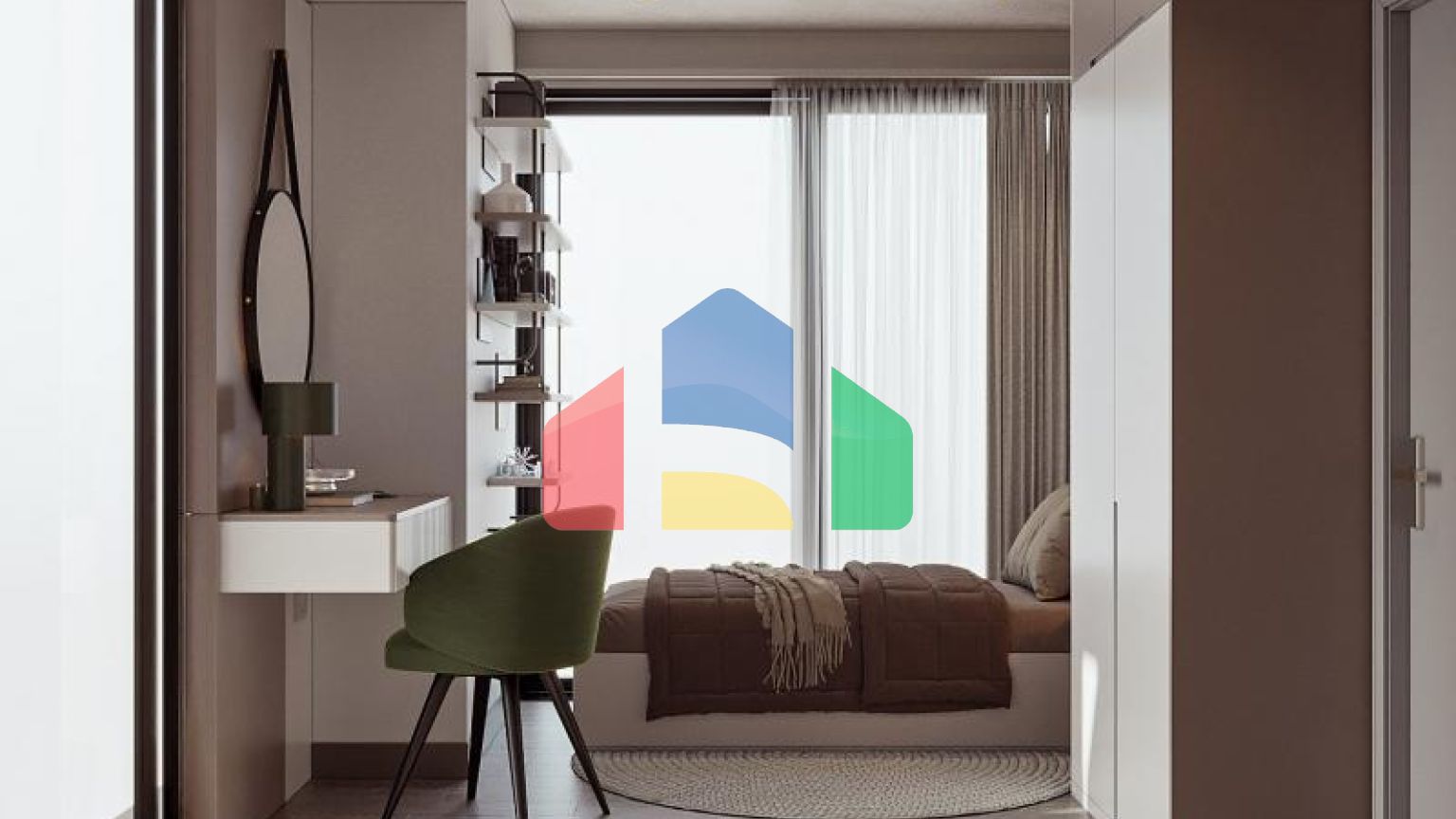 Квартира 4+1 с видом на море в Стамбуле