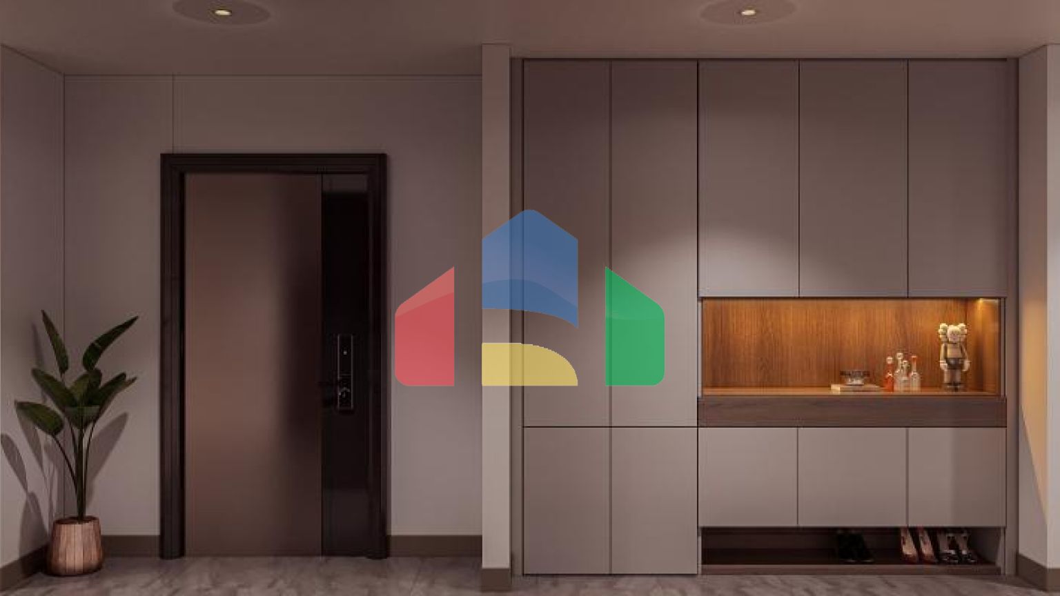 Квартира 4+1 с видом на море в Стамбуле