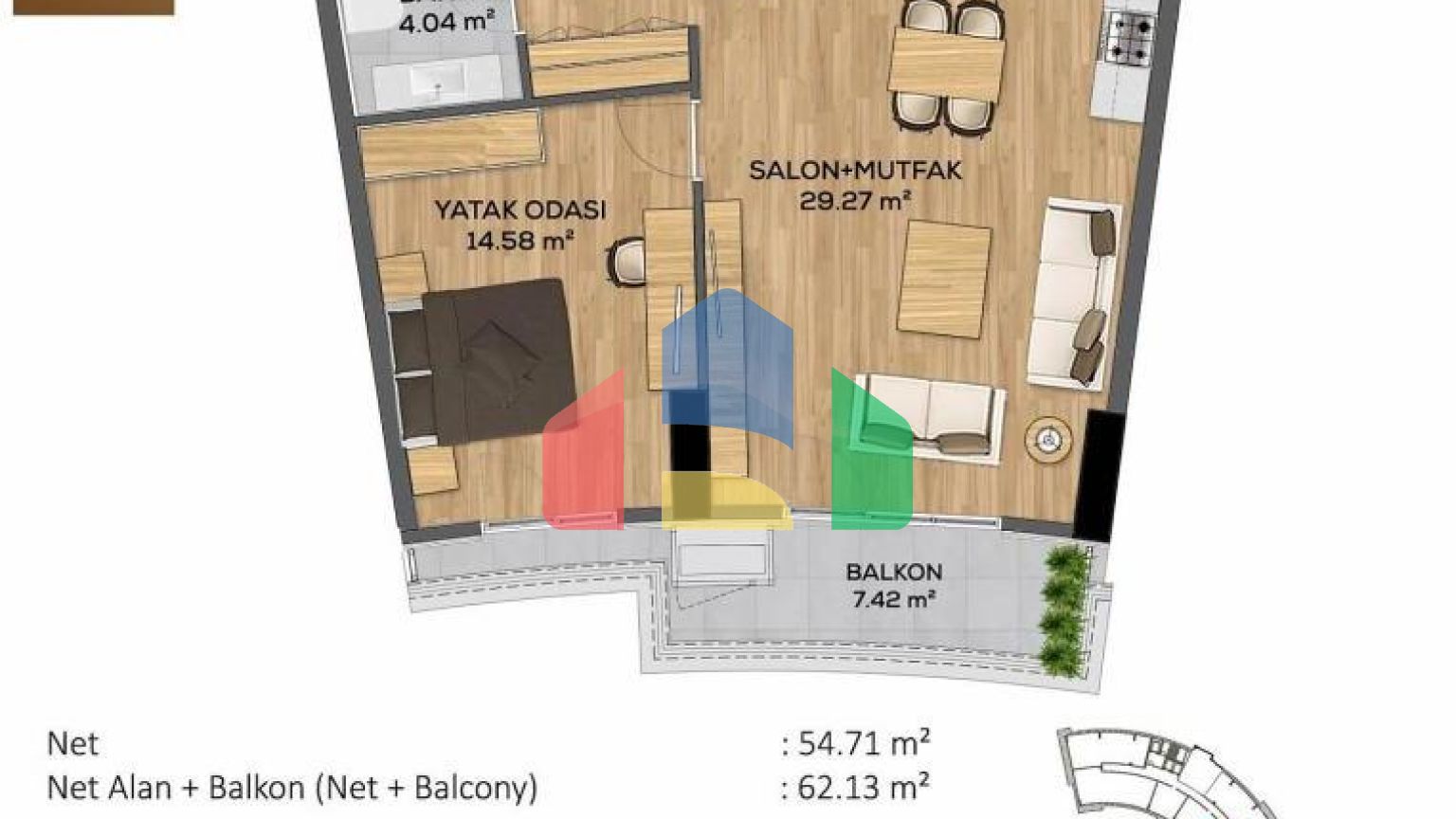 Квартира 5+1 в Стамбуле