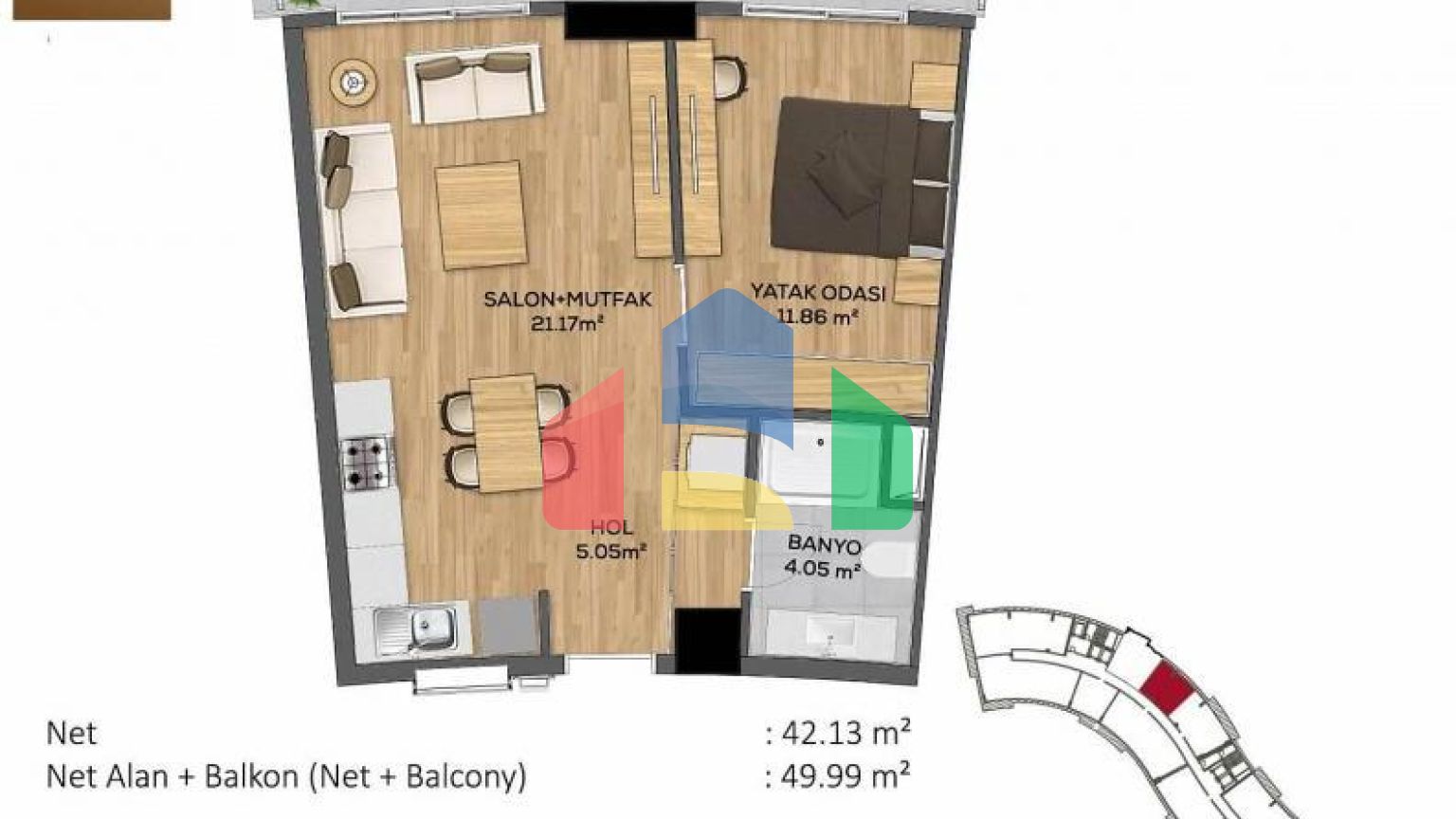 Квартира 5+1 в Стамбуле