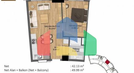 Квартира 5+1 в Стамбуле