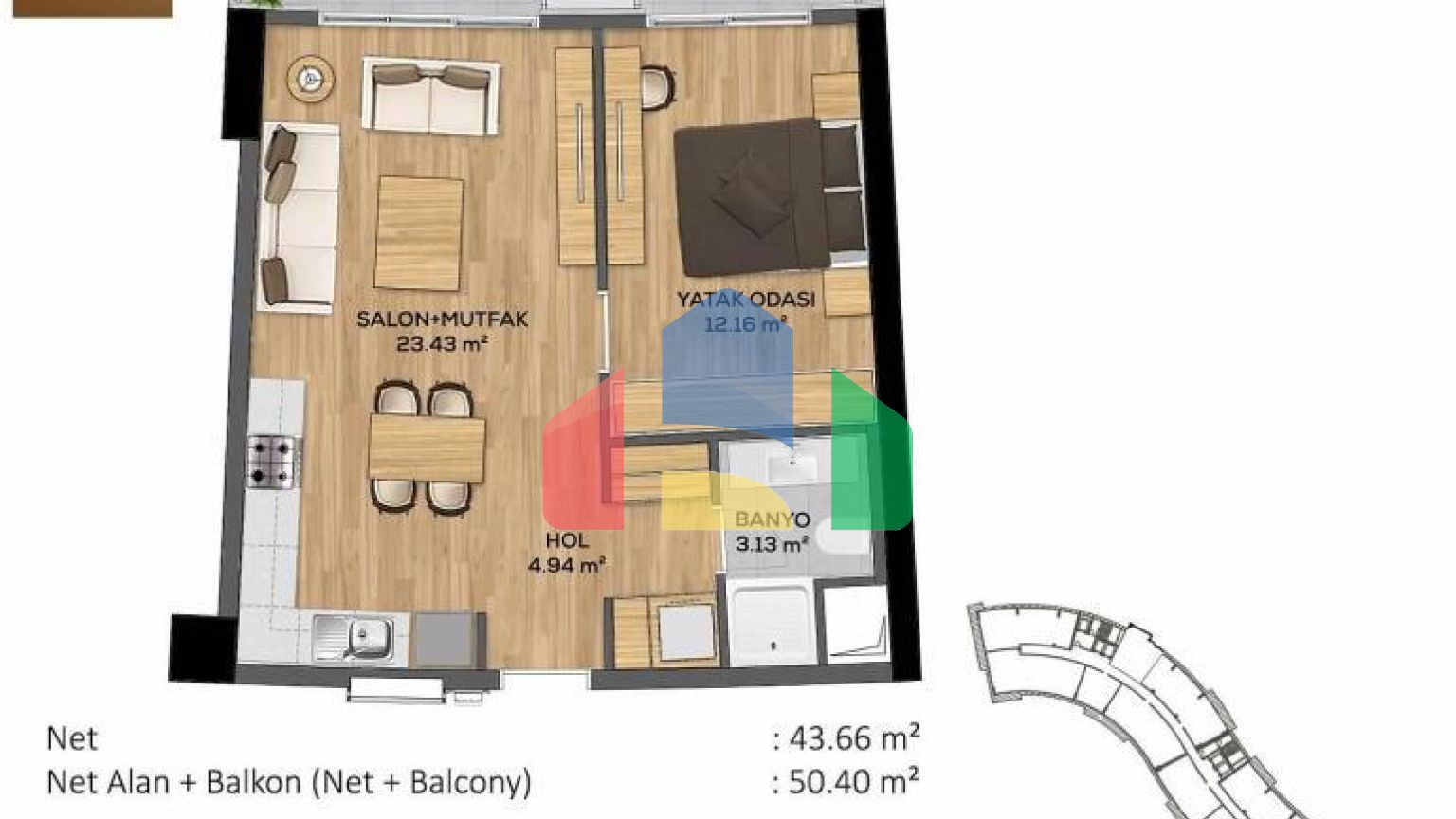 Квартира 5+1 в Стамбуле