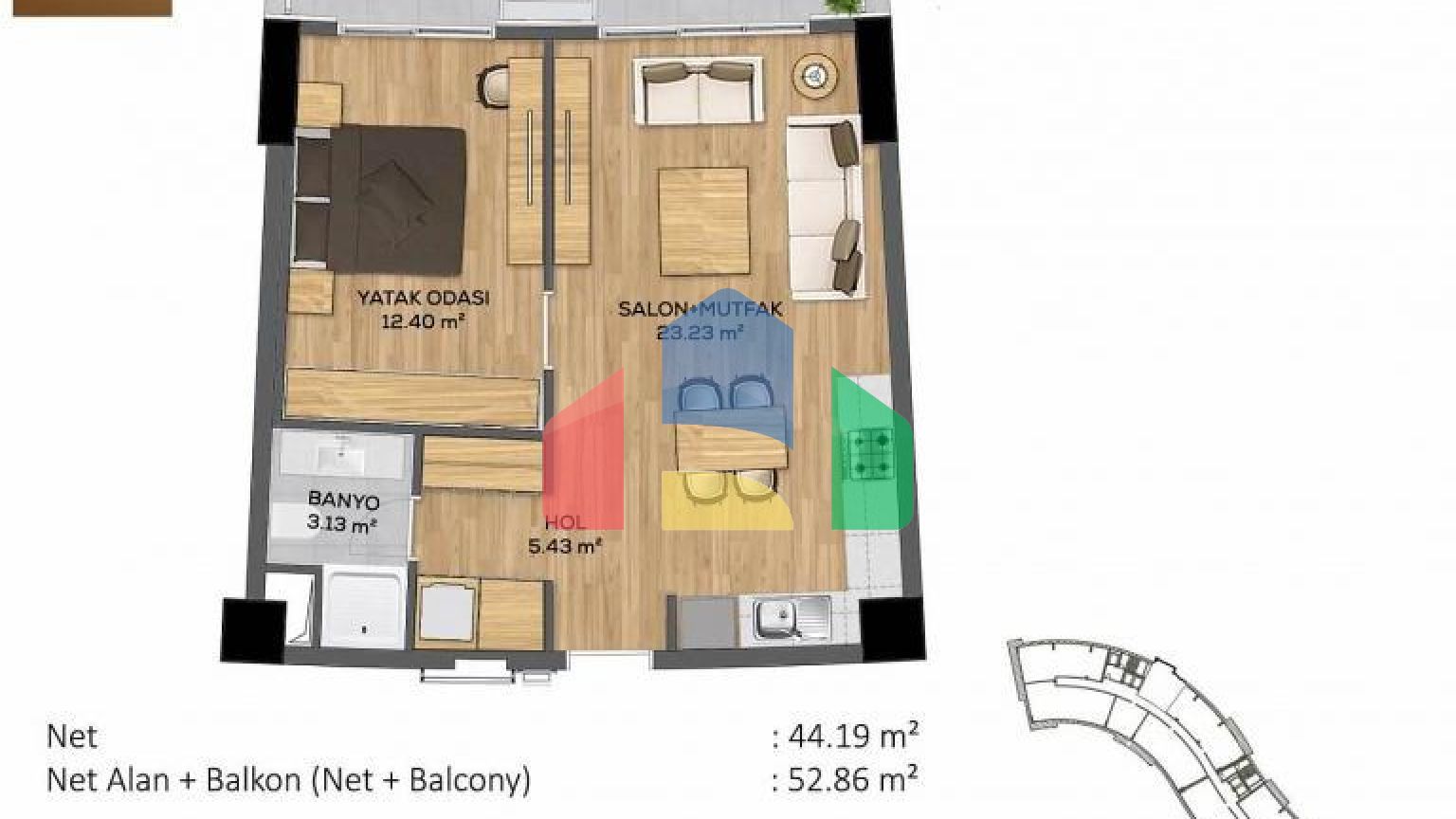 Квартира 5+1 в Стамбуле
