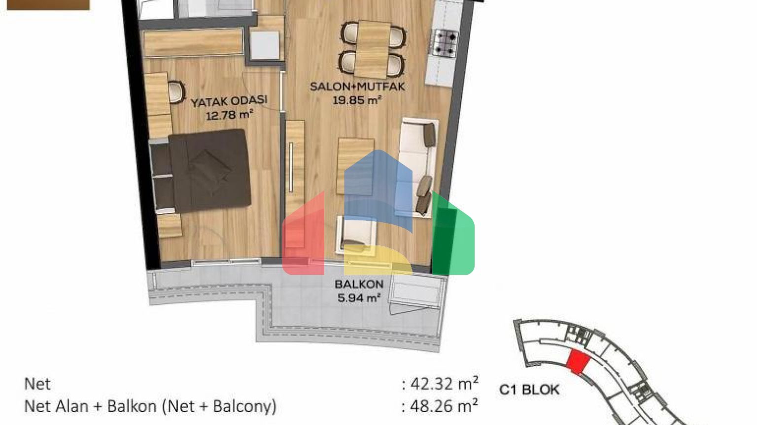 Квартира 5+1 в Стамбуле