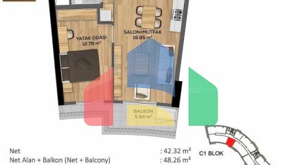Квартира 5+1 в Стамбуле
