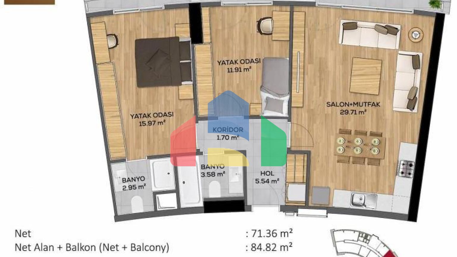 Квартира 5+1 в Стамбуле