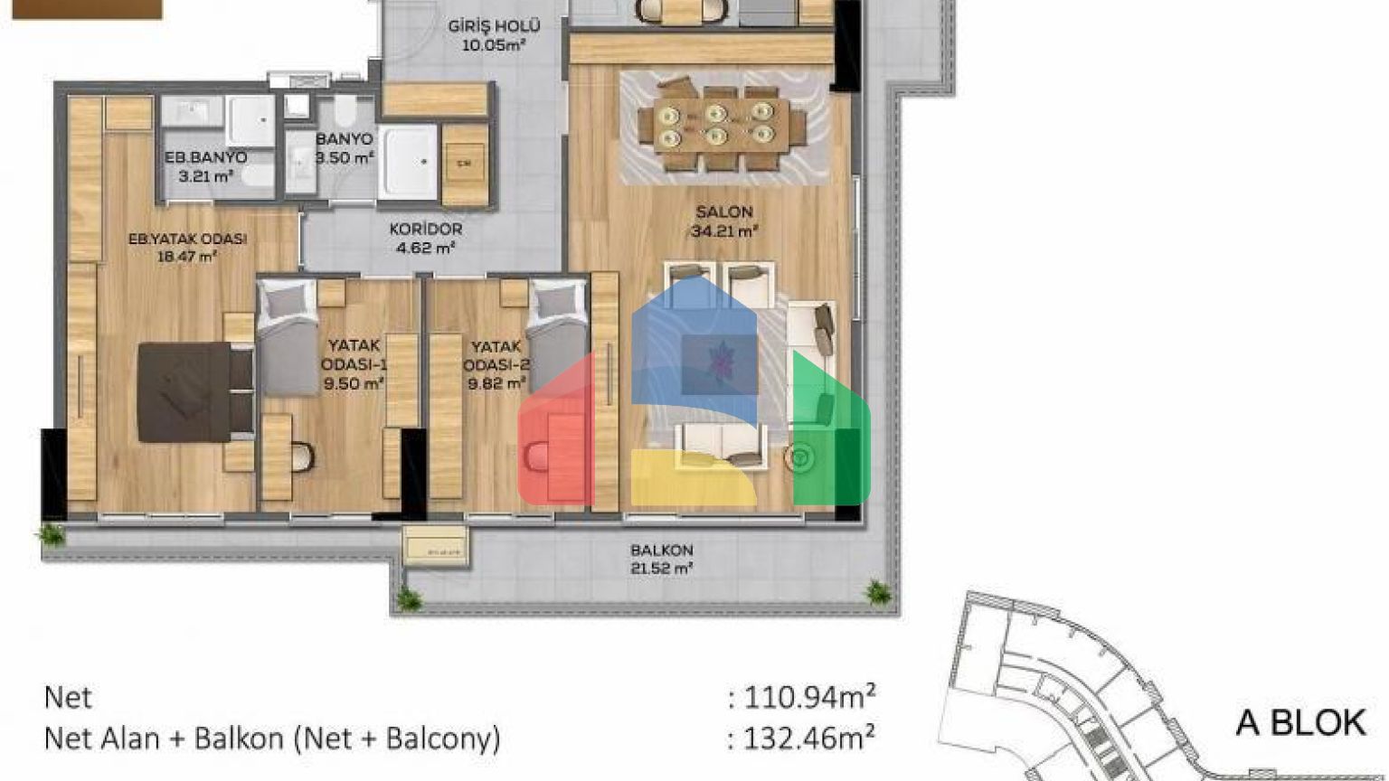 Квартира 5+1 в Стамбуле