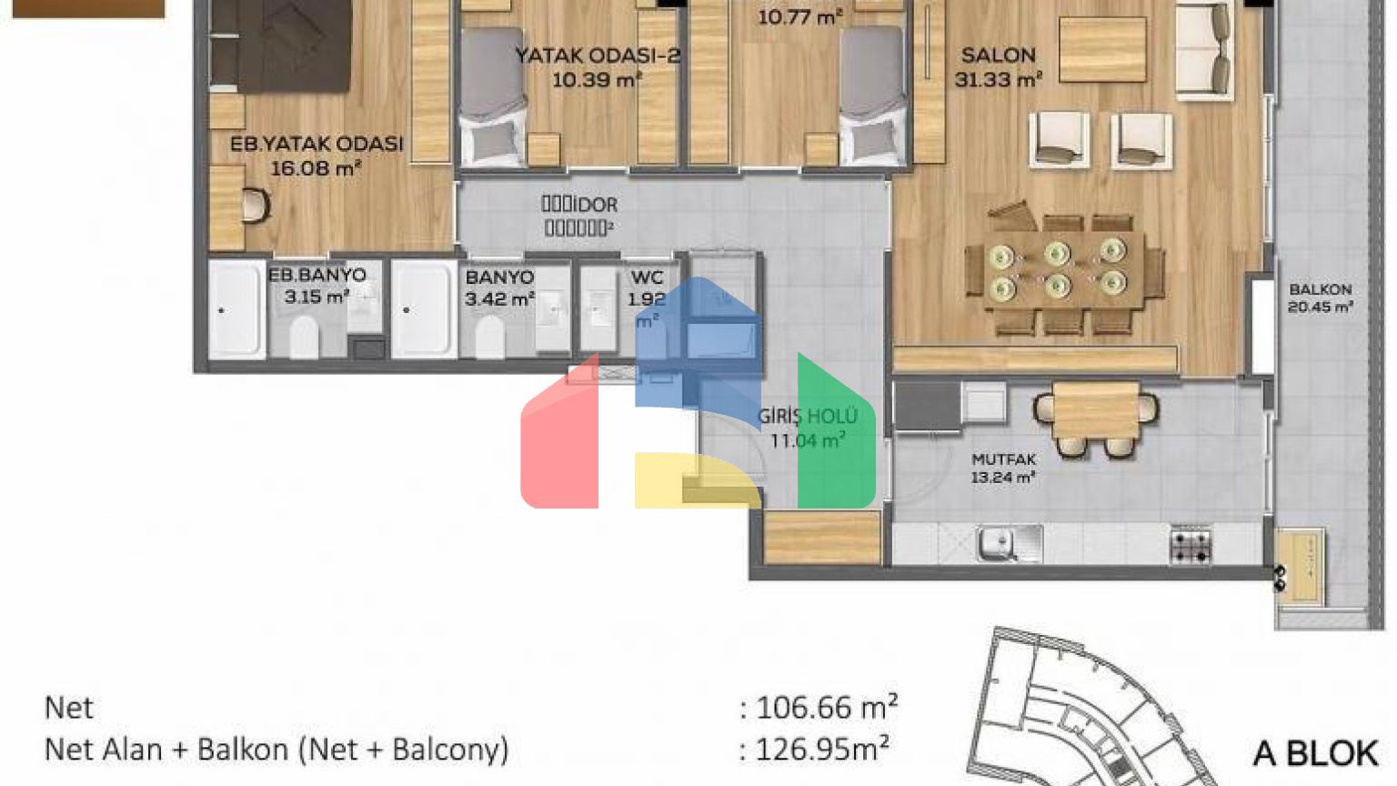 Квартира 5+1 в Стамбуле